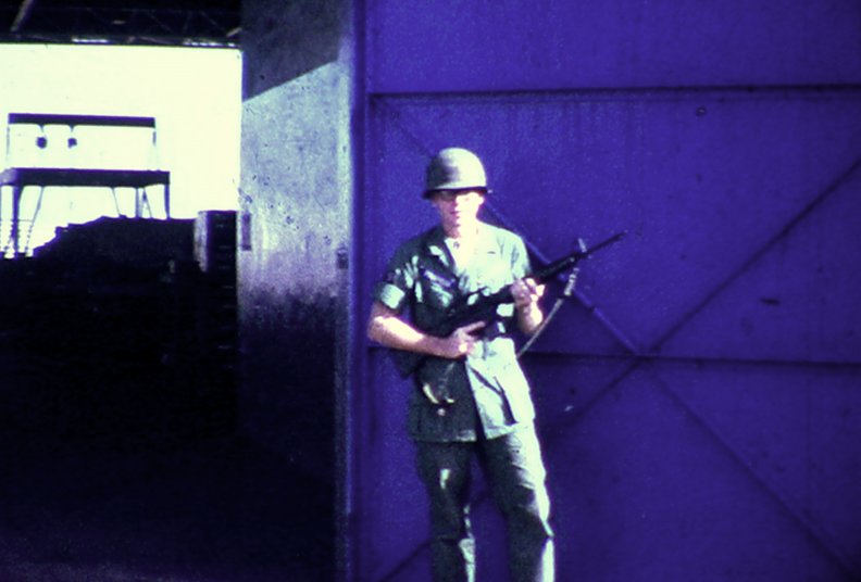 Bien Hoa bound with M16